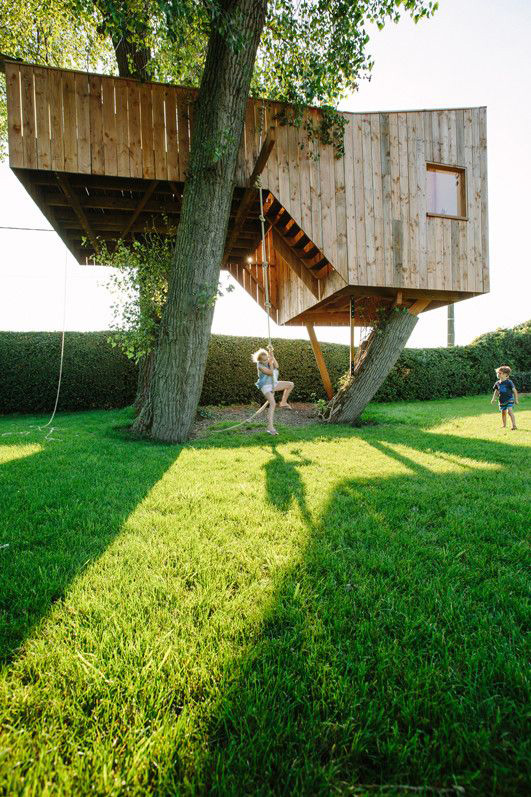 Jouw plek, hoog tussen de bomen